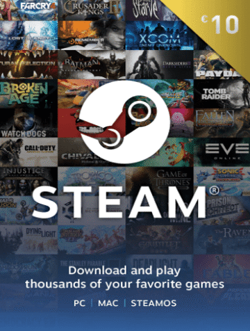 10 EUR Steam Wallet Kod