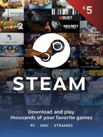 5 EUR Steam Wallet Kod