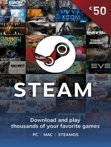 50 EUR Steam Wallet Kod