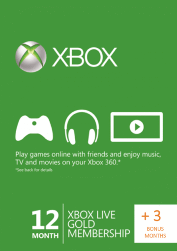 XBOX LIVE GOLD SUBSCRIPTION (ONE/360) - 15 MESECI CENA