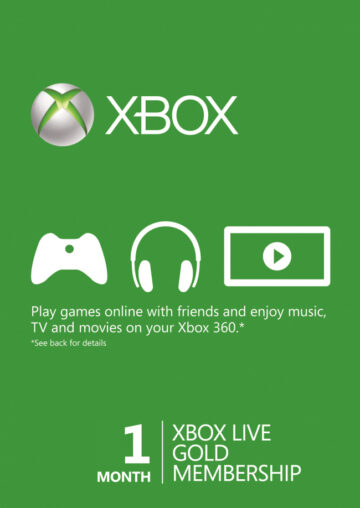 XBOX LIVE GOLD SUBSCRIPTION (ONE/360) - 1 MESEC CENA