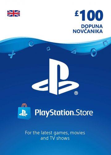 PlayStation Card 100£ UK Dopuna Kartica Kod Cena Jeftino Srbija