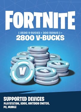 2800 V-Bucks za Fortnite
