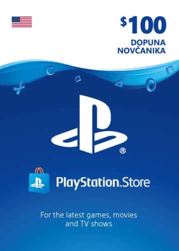 PlayStation Card 100$ 100 USD Dopuna Kartica Kod Cena Jeftino Srbija