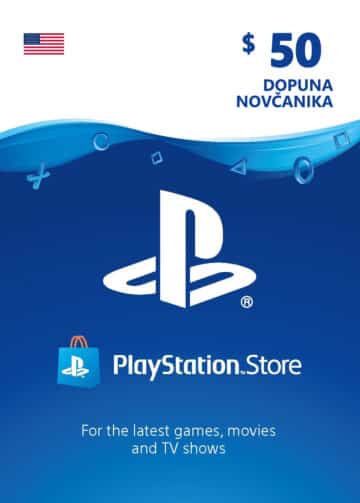 PlayStation Card 50$ 50 USD Dopuna Kartica Kod Cena Jeftino Srbija