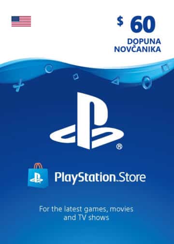 PlayStation Card 60$ 60 USD Dopuna Kartica Kod Cena Jeftino Srbija