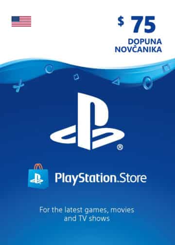 PlayStation Card 75$ 75 USD Dopuna Kartica Kod Cena Jeftino Srbija